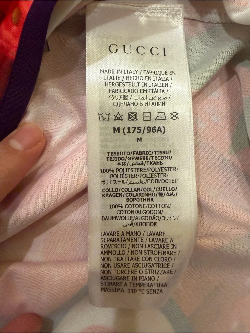 Palace x Gucci Strawberry Print Technical Jersey Football T-Shirt
